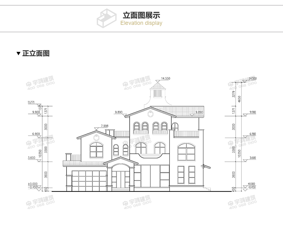 114平21萬防潮農村別墅戶型設計圖紙