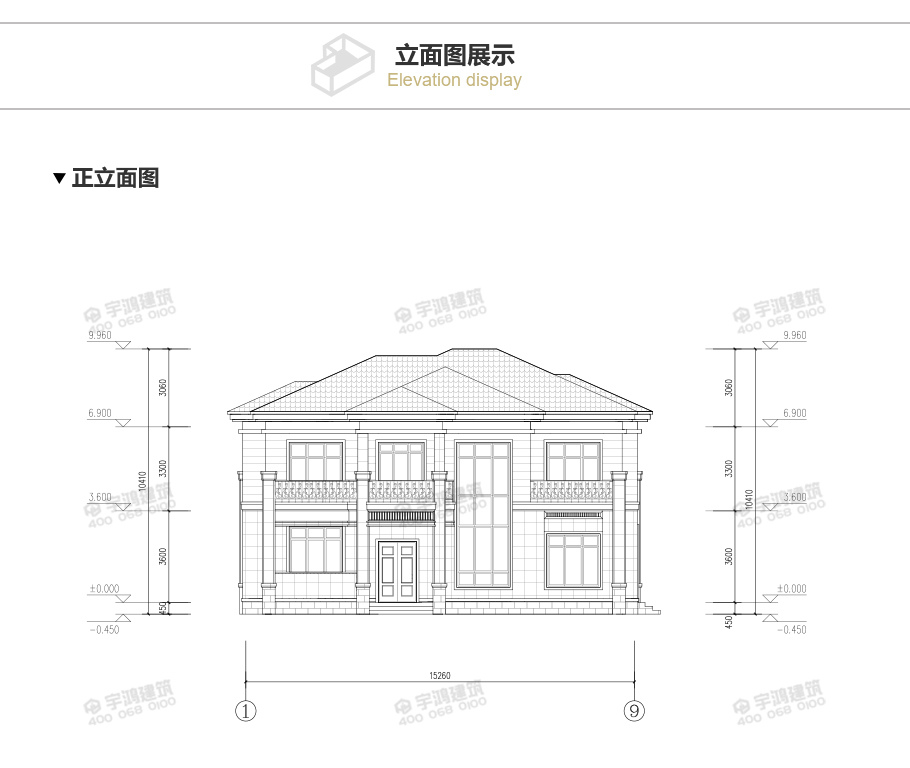 180平新中式農村小型別墅房屋設計圖紙