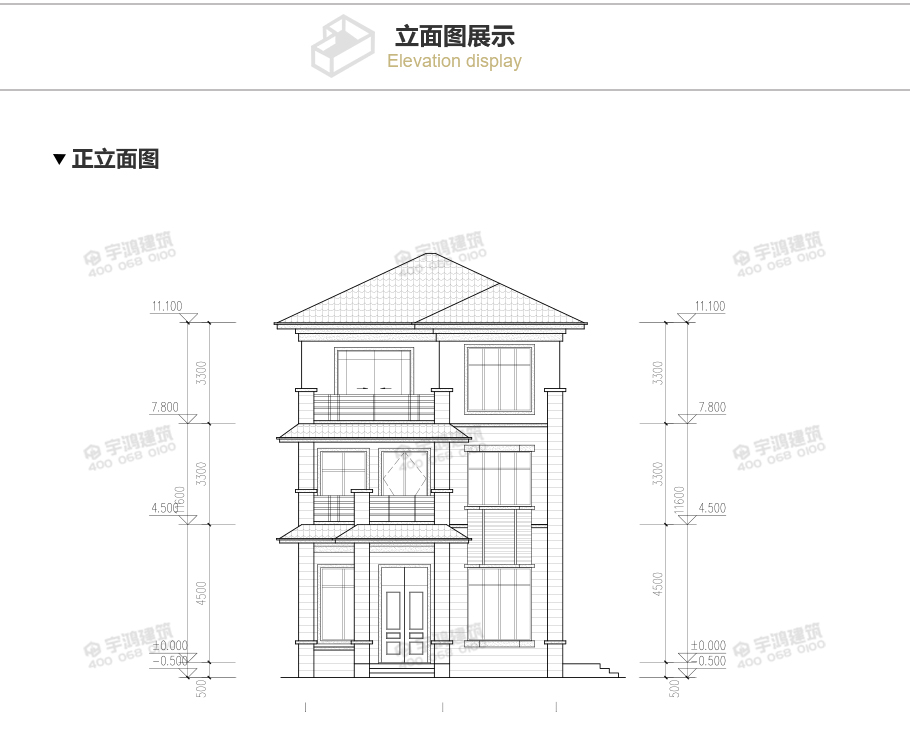 110平新中式農(nóng)村別墅設(shè)計圖，三層造價才20萬，心動不如行動