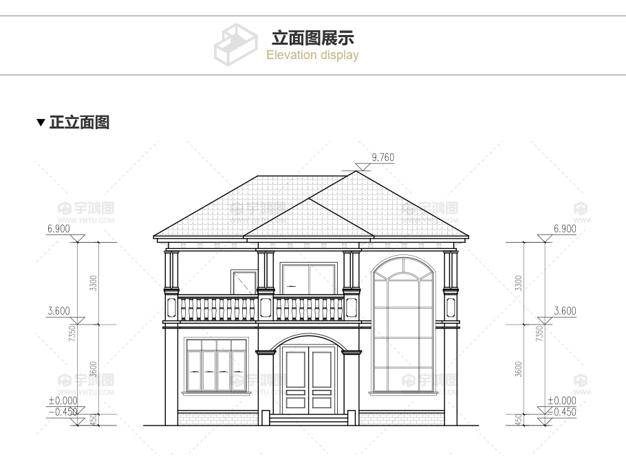 帶地下室20萬二層農村小別墅樓設計圖紙及效果圖